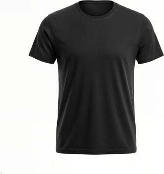 Generic UKWEAR Premium 100% Cotton Black Tee | Classic Crew Neck T-Shirt | Regular Fit for Men (UK, Alpha, XL, Regular, Regular)
