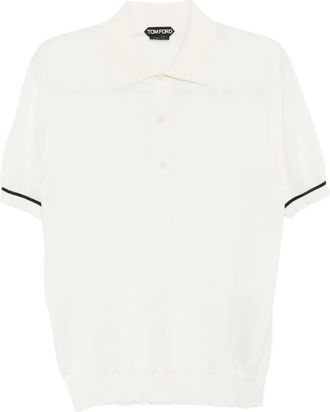 Tom Ford Polo a maniche corte - Toni neutri