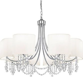 Searchlight Searchlight - Nina - L&aacute;mpara De Ara&ntilde;a De 8 Brazos Con Acabado Cromado, E14