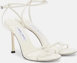 Jimmy Choo London Sandalias 1998 Leo de piel
