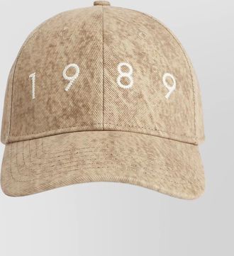 1989 STUDIO denim flock baseball cap camo