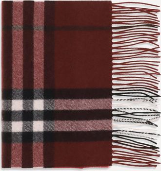 Burberry Sciarpa in cashmere con Check Woman UNI