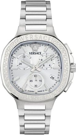 Versace Womens V-Chrono Square Watch