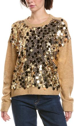 Vince Camuto Multi Paillette Crewneck
