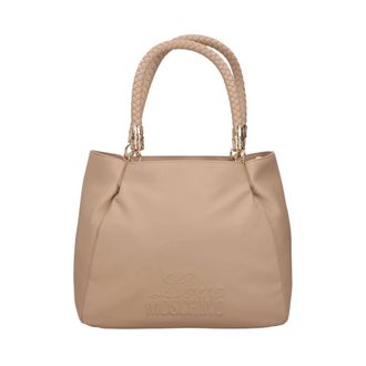 Love Moschino Handbags, female, Beige, Size: ONE SIZE Shopper Bag
