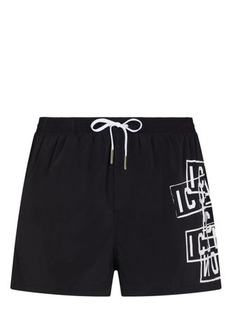 Dsquared2 Icon logo-print swim shorts - Black