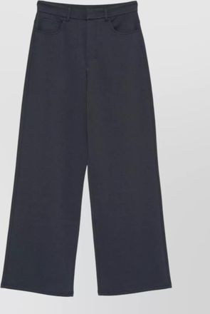 Max Mara wide leg trousers back and front pockets