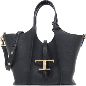 Tod's Tods T TIMELESS Leather Shoulder Bag