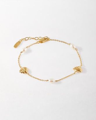Edge of Ember Marine Pearl Charm Bracelet at Nordstrom, Size 7.5
