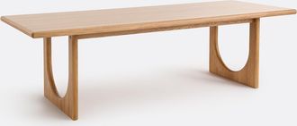 La Redoute Interieurs Eettafel, eiken en gefineerd, 8 tot 10 couverts, DOUVE