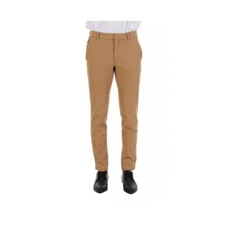 HUGO BOSS Heren, Broeken, Bruin, Maat: 3XL Katoen