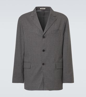 Auralee Cashmere poplin blazer