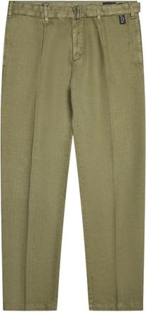 AT.P. CO Chinos - Heren - Chinos - Groen - XL - Leer - Broeken