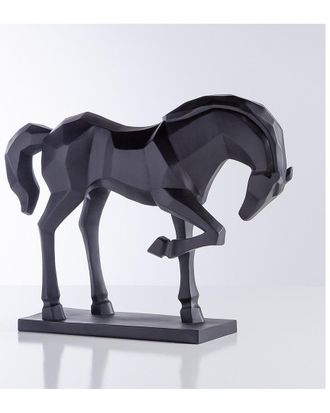 Torre & Tagus Carved Majestic Prancing Horse Decor Statue