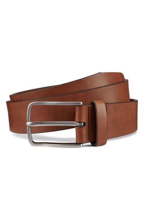 Allen Edmonds Broadway Avenue Leather Belt in Walnut Calfskin at Nordstrom, Size 34