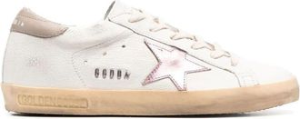 Golden Goose Super Star Nappa Upper Laminated Star Leather Heel Meta