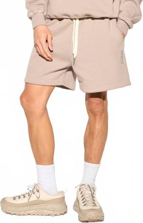 Spiritual Gangster Mens Logo Bixby Sweatshort In Moon Rock