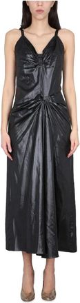 Maison Margiela Jurk - Dames - Casual kleedjes - Zwart - XS - Kleedjes