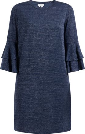 Usha jurk met lange mouwen nowles Dames marine