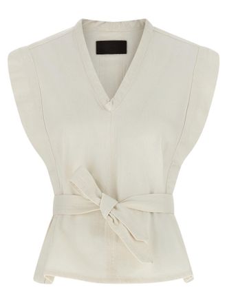Christophe Lemaire Cotton Sleeveless Womens Jacket
