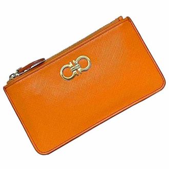 Ferragamo Leather Coin Purse/Coin Case (Pre-Owned)