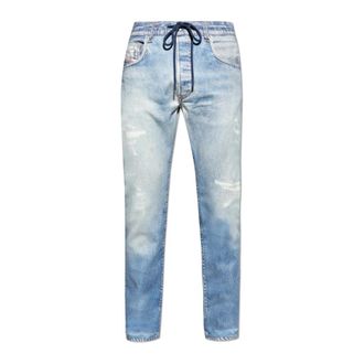 Diesel Slim-fit Jeans, male, Blue, Size: W32 Jeans 2032 D-Krooley-B