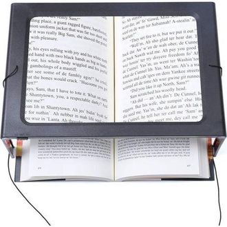 OEM Lente DIngrandimento Rettangolare 3x A Pagina Intera Con Luce Led