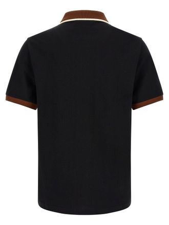 Marni Contrasting Collar & Cuffs Polo - Black