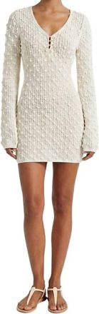 Le Superbe Sunbeam Mini Caftan Dress In White