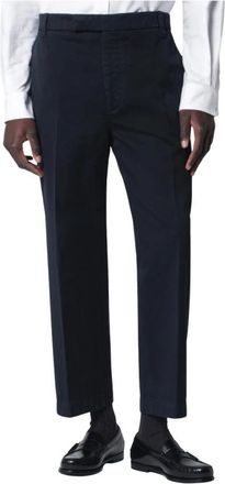 Thom Browne Utility Chino Broek - Heren - Nette broeken - Blauw - XL - Katoen - Broeken