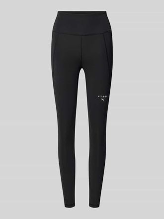 Puma Leggings mit Label-Print und elastischem Bund in Black, Gr&ouml;&szlig;e XL