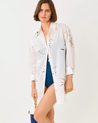 Lilly Pulitzer Kwitney Long Sleeve Cover-Up