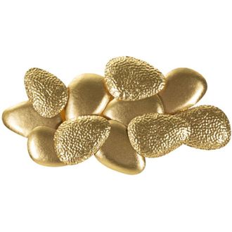 Dmora Lampada da parete Dospat, Luminaria da parete, Luce a muro, Faretto a muro, 60x11 h31 cm, Oro - Dmora