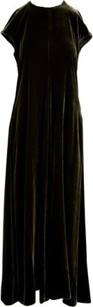 Aspesi Maxi-jurk in militaire stijl - Dames - Maxi kleedjes - Veelkleurig - S - Katoen - Kleedjes