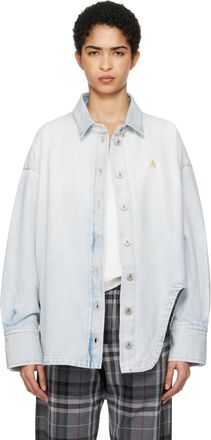 Tシャツ・カットソー The Attico Diana T-Shirt Diana'' dusty blue shirt for Women | THE ATTICO®