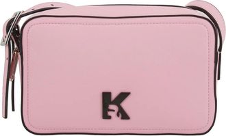 Karl Lagerfeld KLJ K Logo Camera Bag - Dames - Schoudertassen - Roze - ONE Size - Polyester - Tassen