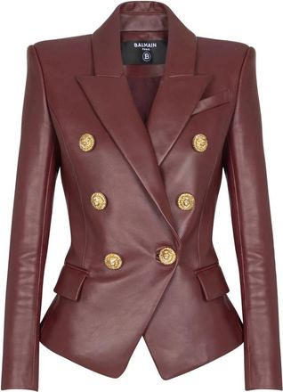 Balmain Leather Outerwears