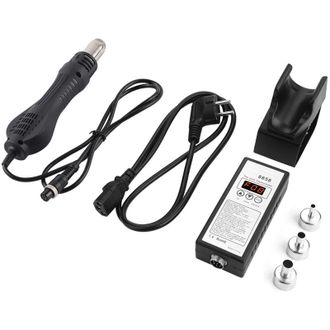 OEM Estaci&oacute;n De Retoque T&eacute;rmico Con Pistola De Aire Caliente Digital Led Inteligente Crezuo 8858 Con 3 Boquillas.-crezuo