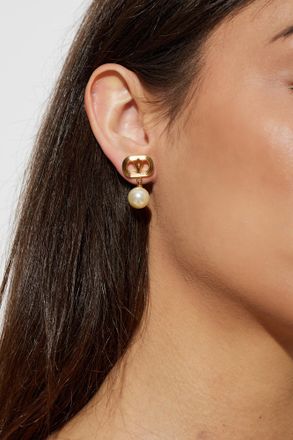 Valentino Garavani Earrings With Pendants, Womens, Gold