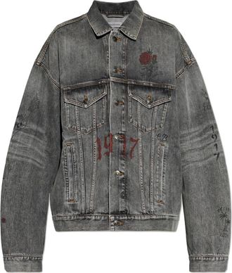 Balenciaga Hombre, Chaquetas, Gris, Talla: S