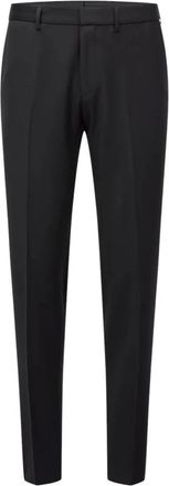 HUGO BOSS Broeken, Heren, Blauw, 2Xl, Wol, Stijlvolle wollen vest