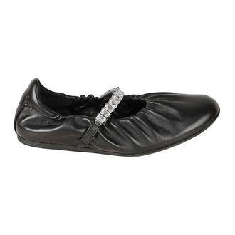 Jimmy Choo London Schoenen, Dames, Zwart, 37 EU, Leer, Jade Ballerina