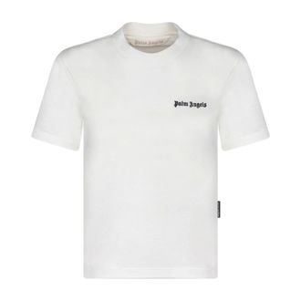 Palm Angels Mujer, Camisetas, Beige, Talla: M