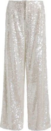 Alberta Ferretti Wide Leg Sequins Trousers