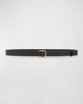 IL BISONTE Reversible Calf Leather Belt