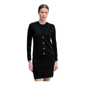 Gaud&igrave; Cardigan a V - - Knitwear - Donna - Nero - L