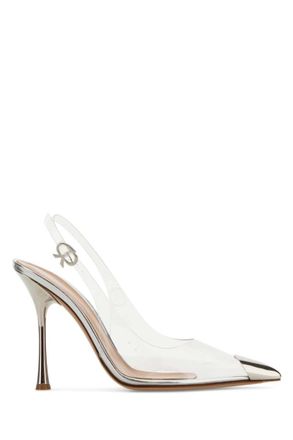 Gianvito Rossi White Transparent Plexi Pump