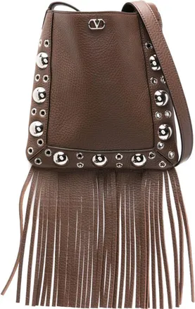 Valentino Garavani Mens Nellcote Small Leather Crossbody Bag