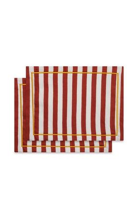 La DoubleJ Placemat Set Of 2 in Riviera Mattone Mattone at Nordstrom