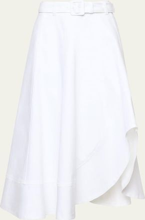 Cinq &agrave; Sept Zelda Asymmetric Denim Skirt